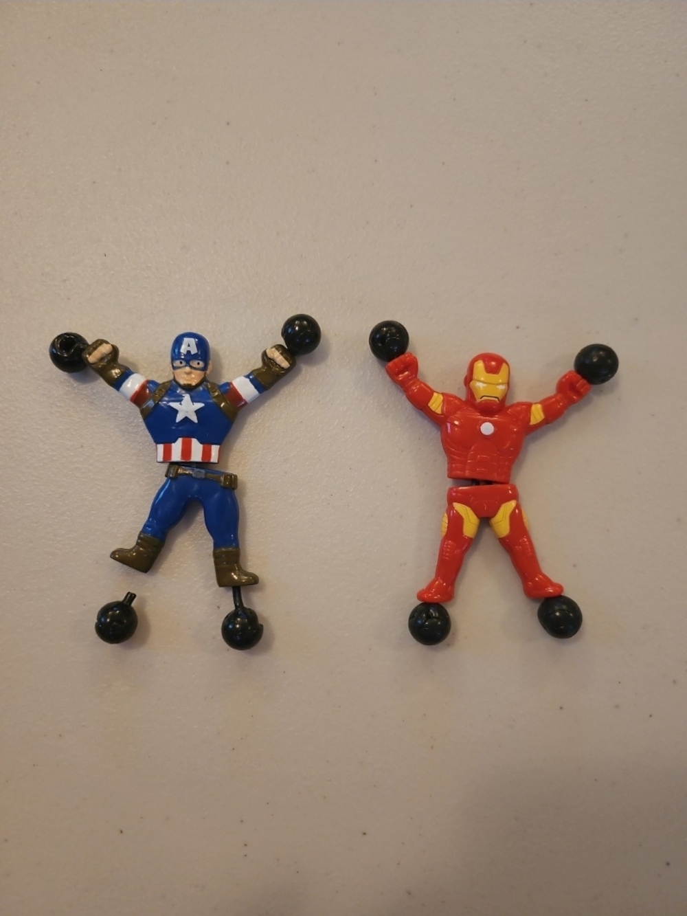Captain America Iron Man Marvel Avengers Wall Tumblers Watch'm Tumble Down Walls